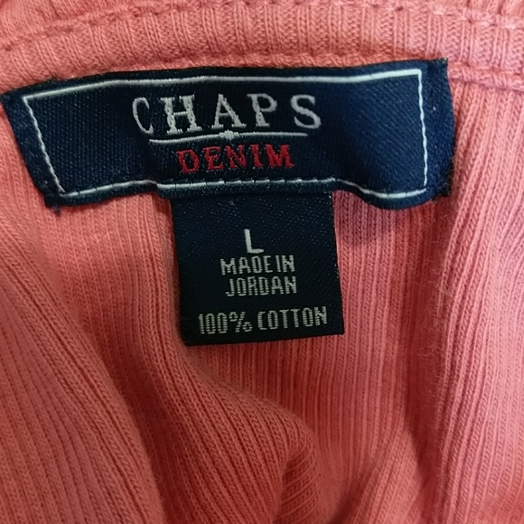 Chaps Pink Ruffle Blouse - Picture 4 of 6